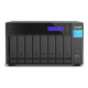 QNAP TVS-h874T - Server NAS - 8 alloggiamenti - SATA 6Gb/s - RAID RAID 0, 1, 5, 6, 10, 50, JBOD, 60 - RAM 32 GB - 2.5 Gigabit E