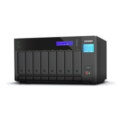 QNAP TVS-h874T - Server NAS - 8 alloggiamenti - SATA 6Gb/s - RAID RAID 0, 1, 5, 6, 10, 50, JBOD, 60 - RAM 64 GB - 2.5 Gigabit E