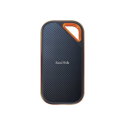 SanDisk Extreme PRO Portable - SSD - crittografato - 2 TB - esterno (portatile) - USB 3.2 Gen 2x2 - 256 bit AES