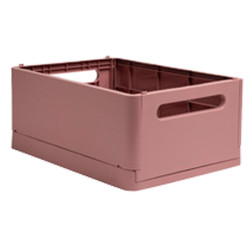 Scatola pieghevole The Smart Case maxi Skandi - 37,5 x 27,5 x 16,3 cm - rosa antico - Excompta