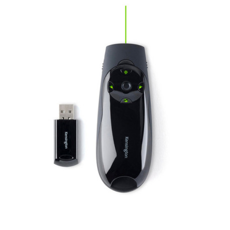 Telecomando Presenter Expert con puntatore laser verde - Kensington