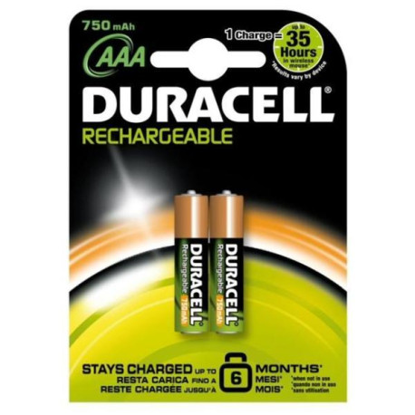 DURACELL VALUE STAY CHARGE AAA BLISTER 2 PILE