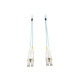 Tripp Lite 3M 10Gb Duplex Multimode 50/125 OM3 LSZH Fiber Patch Cable LC/LC Aqua 3 Meters - Cavo patch - LC multi-mode (M) a LC