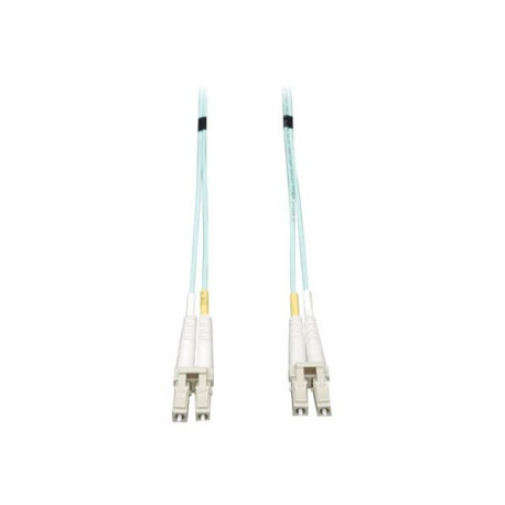 Tripp Lite 3M 10Gb Duplex Multimode 50/125 OM3 LSZH Fiber Patch Cable LC/LC Aqua 3 Meters - Cavo patch - LC multi-mode (M) a LC