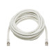 Tripp Lite Cat8 25G/40G-Certified Snagless S/FTP Ethernet Cable (RJ45 M/M), PoE, White, 20 ft. - Cavo patch - RJ-45 (M) a RJ-45