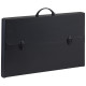 Valigetta polionda Total Black - 37 x 60 cm - dorso rigido 5 cm - PPL - nero - Favorit