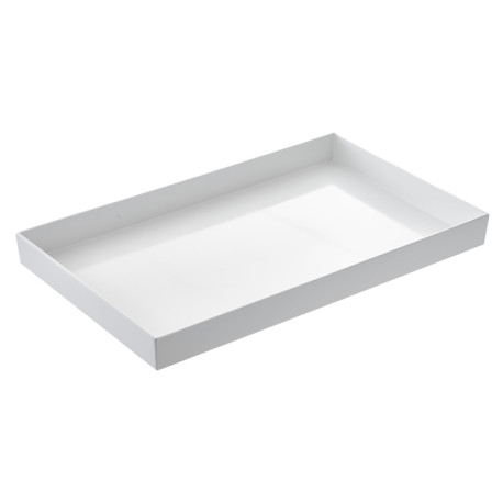 Vassoio Venezia - 53 x 16,2 x 6 cm - melamina - bianco - Leone