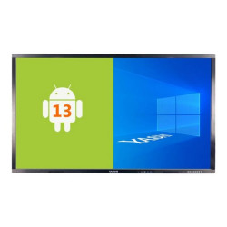 Yashi LY9813 - 98" Categoria diagonale schermo piatto LCD - interattiva - con touch screen (multi touch) - 4K UHD (2160p) 3840 