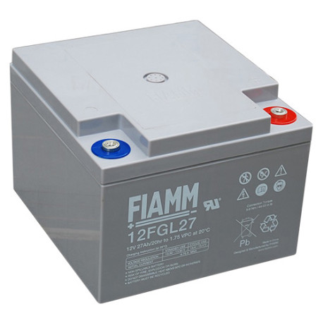 Batteria al piombo ricaricabile 12V 27Ah terminale m5 FIAMM 12FGL27 491460560