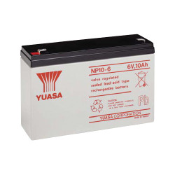 Batteria al piombo ricaricabile 6V 10Ah Yuasa NP10-6 491461504