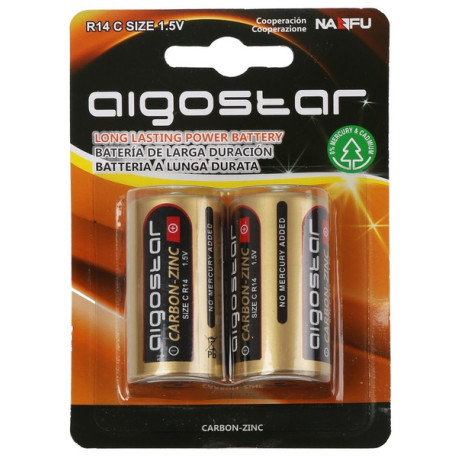 Batteria alcalina Mezzatorcia 1.5V ( Pila C R14C Pile)