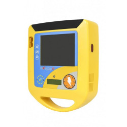 Defibrillatore Semiuatomatico Saver One D 200J con Stampante termica, LCD e Info, completo di Elettrodi, Batteria e Borsa da tr