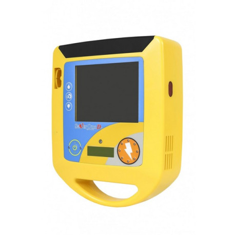 Defibrillatore Semiuatomatico Saver One D 200J con Stampante termica, LCD e Info, completo di Elettrodi, Batteria Ricaricabile,