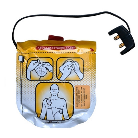 Elettrodi Adulti per Defibrillatore Defibtech Lifeline View Piastre Adulto Dura 2 anni DDP-2001