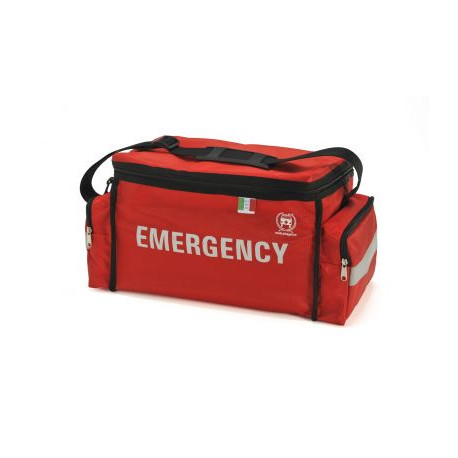 Borsa emergency in nylon con chiusura zip centrale e laterale cm 50x 23 x 23