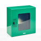 Teca da Interno SixCase per Defibrillatori Universale con Allarme colore Verde DAE