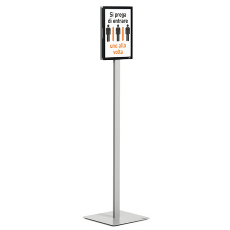 Espositore Info Stand Basic - da pavimento - A4 - Durable