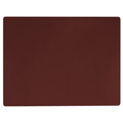 Sottopiatto rettangolare Talk - 41 x 31 cm - bordeaux - Stilcasa