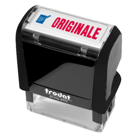 Timbro Printy 4912 Office Eco - autoinchiostrante - ORIGINALE - 47 x 18 mm - nero - Trodat