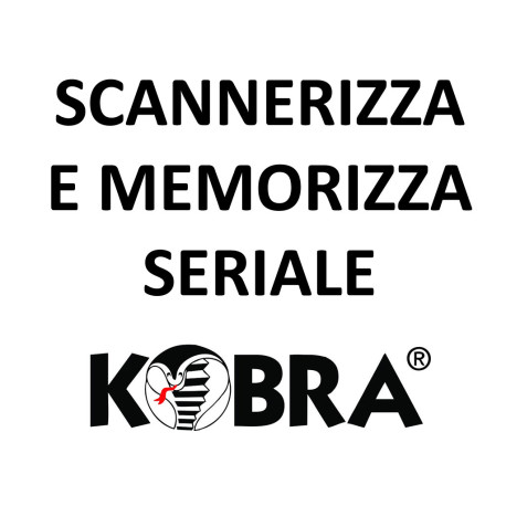 Optional Scannerizza e Memorizza Seriale / Data / Ora in un Software Dedicato per KOBRA SSD