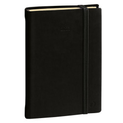 Agenda giornaliera Daily Pocket Prestige Silk 2026 - 8,5 x 13 cm - nero - Quo Vadis