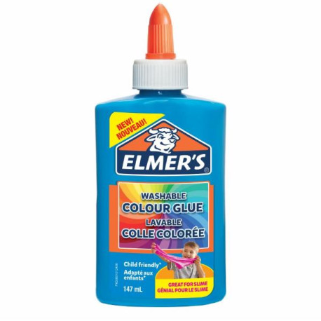 ELMER s Colla Liquida Colore BLU OPACO - Flacone da 147 ml