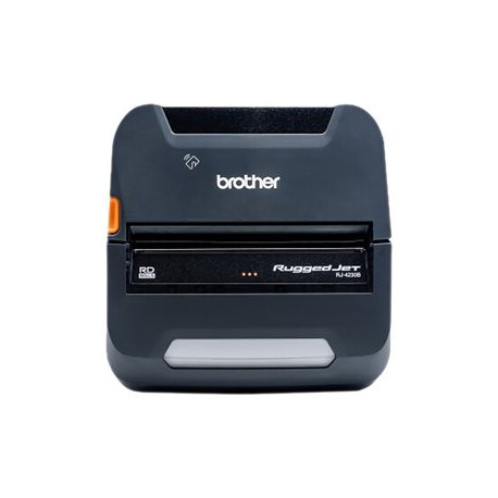 Brother RuggedJet RJ-4230BL - Stampante per scontrini - termico diretto - Rotolo (11,3 cm) - 203 dpi - fino a 127 mm/sec - USB 