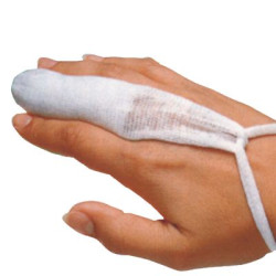 Bendaggio per Dita Fasciatura Imbottita conf 2 pz CE 93/42