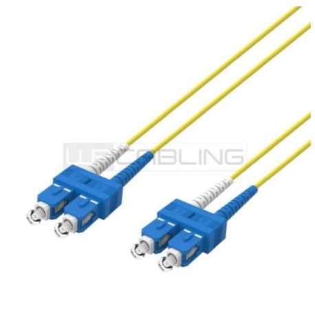 Cablaggio in Fibra Ottica - PATCH 2FO OS2 SCDSCD GIALLO 5M