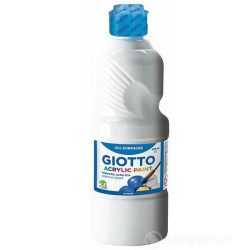 DIDATTICA E SCUOLA - FLACONE 500ML TEMPERA ACRILICA BIANCO