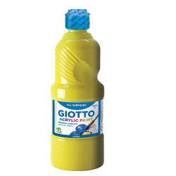 DIDATTICA E SCUOLA - FLACONE 500ML TEMPERA ACRILICA GIALLO