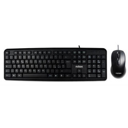 KIT CT20 KEYBOARD + MOUSE USB BLACK