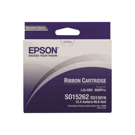 Epson - Nero - nastro di tessuto per stampante - per LQ 1060, 2500, 2500+, 2550, 670, 680, 680Pro