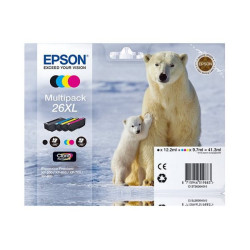 Epson 26XL Multipack - Confezione da 4 - XL - nero, giallo, ciano, magenta - originale - blister con radiofrequenza / allarme a