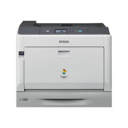 Epson AcuLaser C9300N - Stampante - colore - laser - A3/Ledger - 1200 dpi - fino a 30 ppm (mono) / fino a 30 ppm (colore) - cap