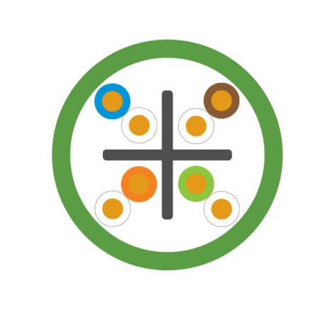 Leviton CAVO UUTP CAT.6A CCA VERDE 305M