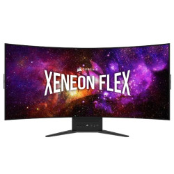 Monitor Desktop - Monitor gaming flessibile CORSAIR XENEON FLEX 45WQHD240 OLED da 45 pollici (3440x1440), HDR con frequenza di 