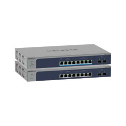 NETGEAR Smart MS510TXUP - Switch - L3 Lite - intelligente - 4 x 100/1000/2.5G (PoE++) + 4 x 100/1000/2.5/5/10G (PoE++) + 2 x 10