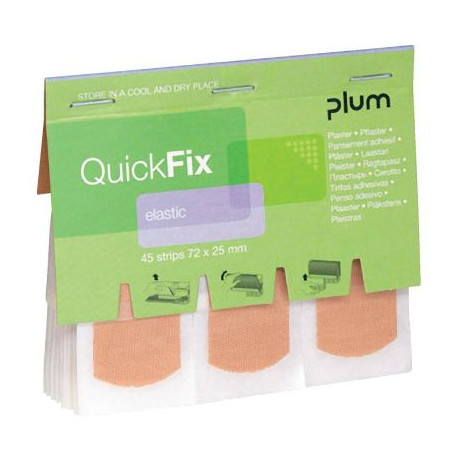 Ricarica Quickfix da 45 Cerotti Elastici in Tela CE 93/42