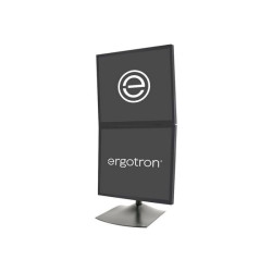 Ergotron DS100 - Kit montaggio (2 snodi, 2 adattatori VESA, base, asta da 28") - profilo basso - per 2 display LCD - Alluminio,