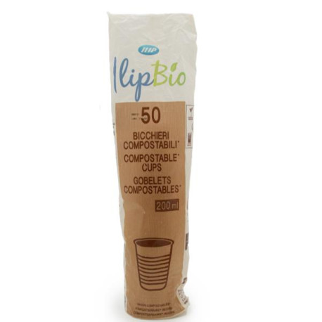 Prodotti per ristorazione e food delivery - BICCHIERI ILIP BIO 200ml