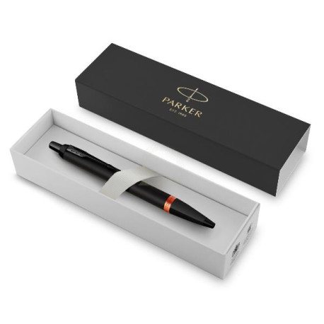 SCRITTURA E CORREZIONE - Parker IM PROFESSIONALS VIBRANT RING Flame Orange Penna a Sfera