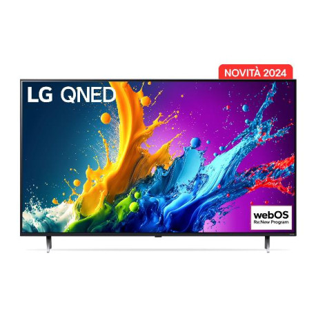 TV e Hotel TV - 75 QNED 80T 4K UHD WEBOS 24 PIEDINI LATERALI