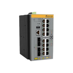 Allied Telesis AT IE340-20GP - Switch - L3 - gestito - 8 x 10/100/1000 (PoE+) + 8 x 10/100/1000 (PoE) + 4 x Gigabit SFP - monta