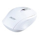 Acer M501 - Mouse - ottica - 3 pulsanti - senza fili - 2.4 GHz - ricevitore wireless USB - bianco -