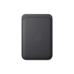 Apple - Astuccio per telefono cellulare / carta di credito - Compatibilità MagSafe - microtwill, tessuto FineWoven - nero