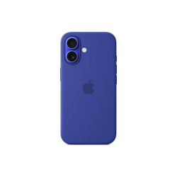 Apple - Cover per cellulare - Compatibilità MagSafe - silicone - blu oltremare - per iPhone 16