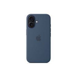 Apple - Cover per cellulare - Compatibilità MagSafe - silicone - denim - per iPhone 16