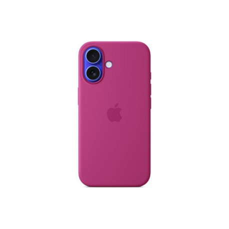 Apple - Cover per cellulare - Compatibilità MagSafe - silicone - fucsia - per iPhone 16