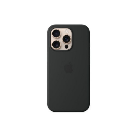 Apple - Cover per cellulare - Compatibilità MagSafe - silicone - nero - per iPhone 16 Pro